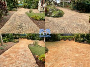 Gold Coast Roof Washing | Paver Driveway Cleaning